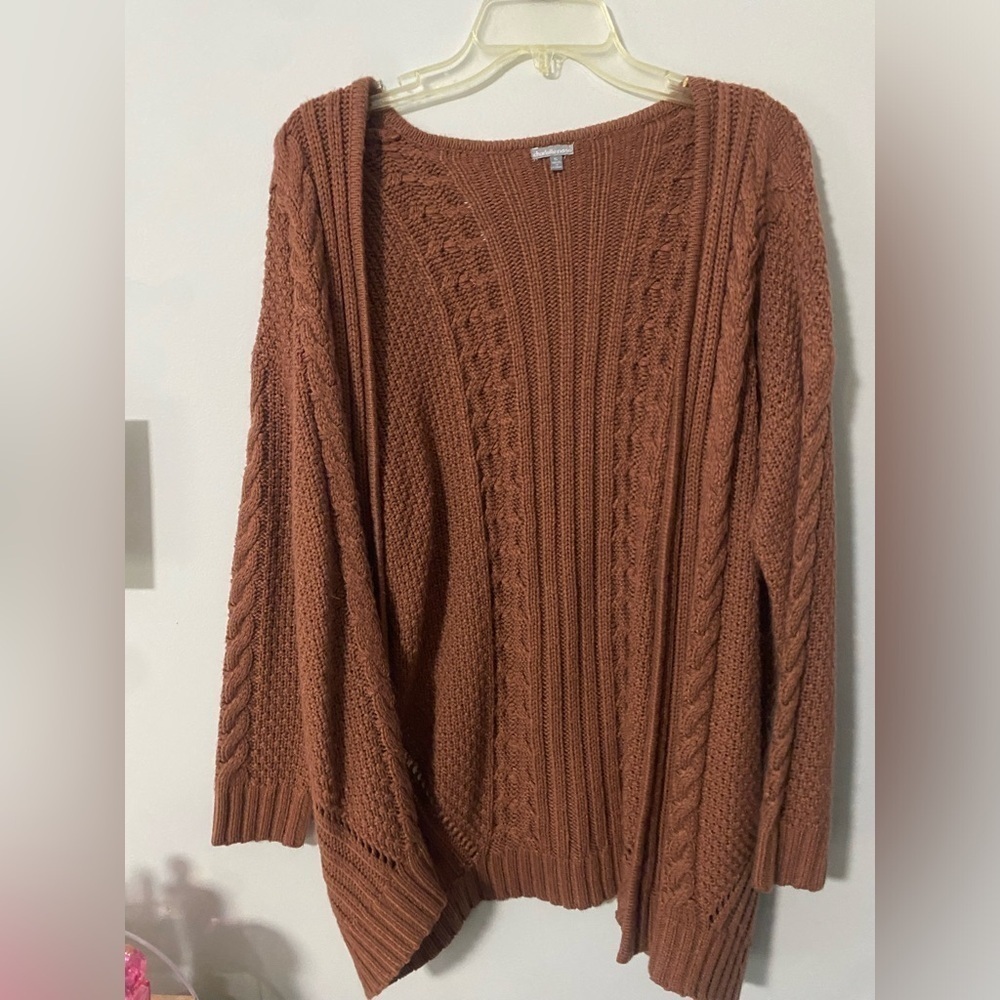 Charlotte Russe Mauve Cardigan Sweater